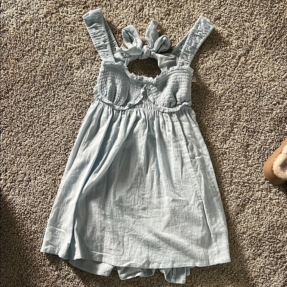 Light blue free people dress